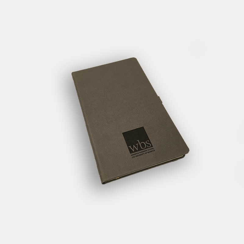 WBS A5 Italian Notebook - Grey