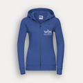 WBS Ladies' Authentic Zipped Hoodie - Blue