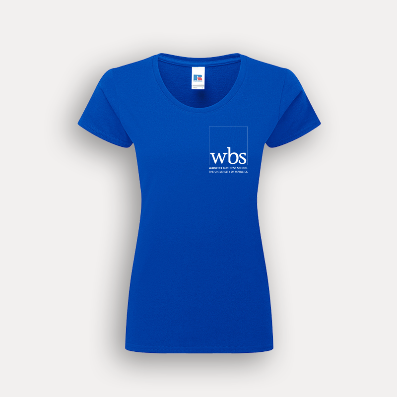 WBS Ladies' Authentic Cotton T-Shirt - Blue