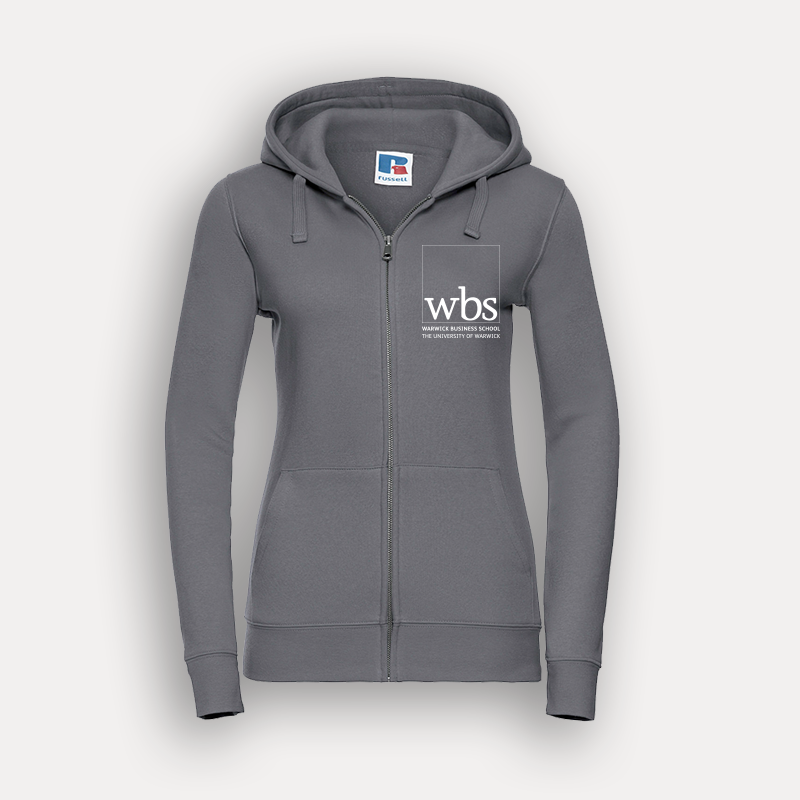 WBS Ladies' Authentic Zipped Hoodie - Grey