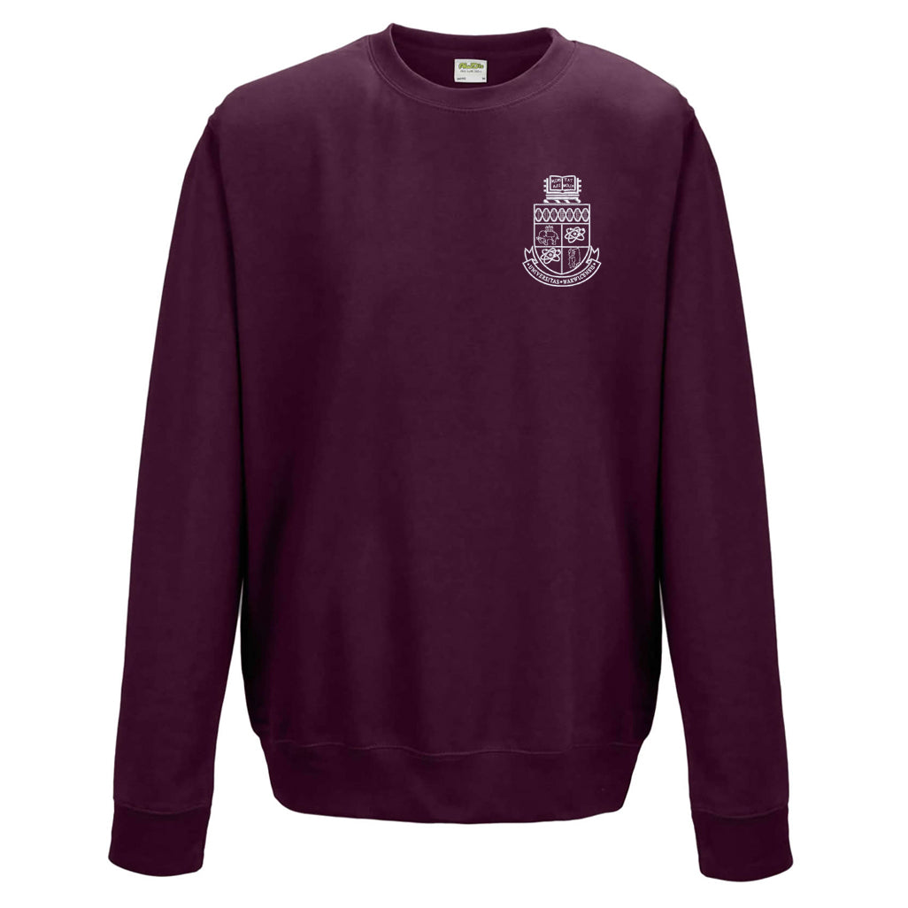 Flower Embroidered Sweat Shirt Uni Official Cambridge University
